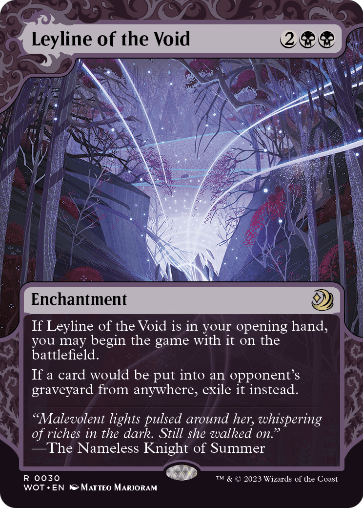 Leyline of the Void [Wilds of Eldraine: Enchanting Tales] Foil