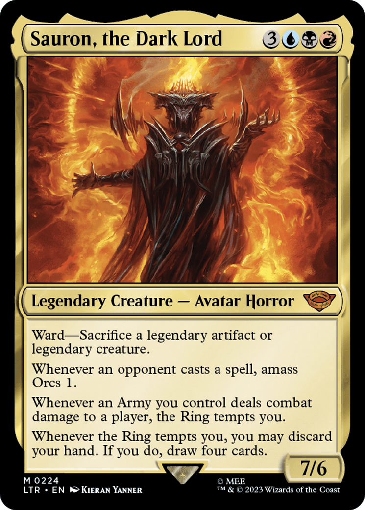 Sauron, the Dark Lord [The Lord of the Rings: Tales of Middle-Earth] Foil