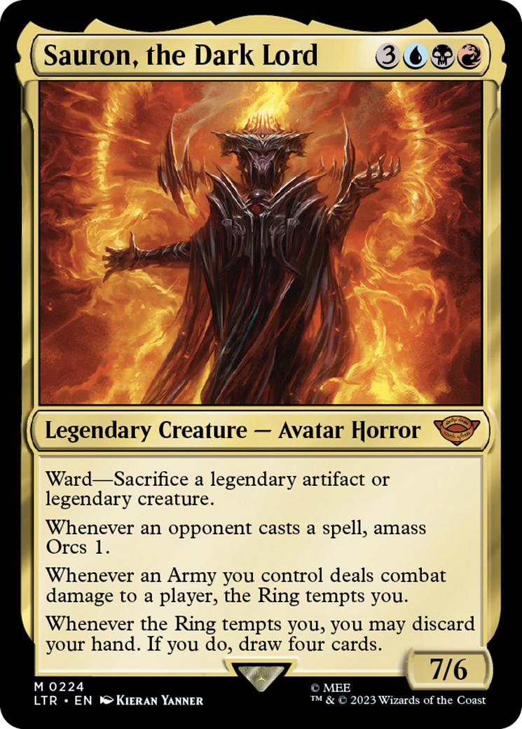 Sauron, the Dark Lord [The Lord of the Rings: Tales of Middle-Earth] Foil