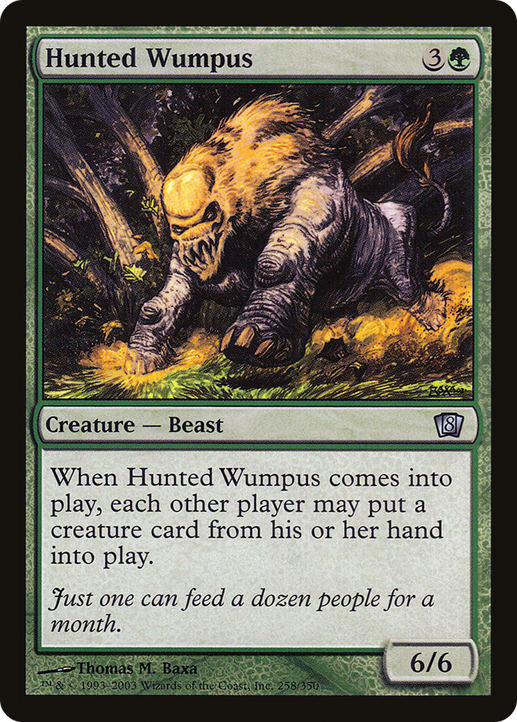 Hunted Wumpus [Eighth Edition] Foil