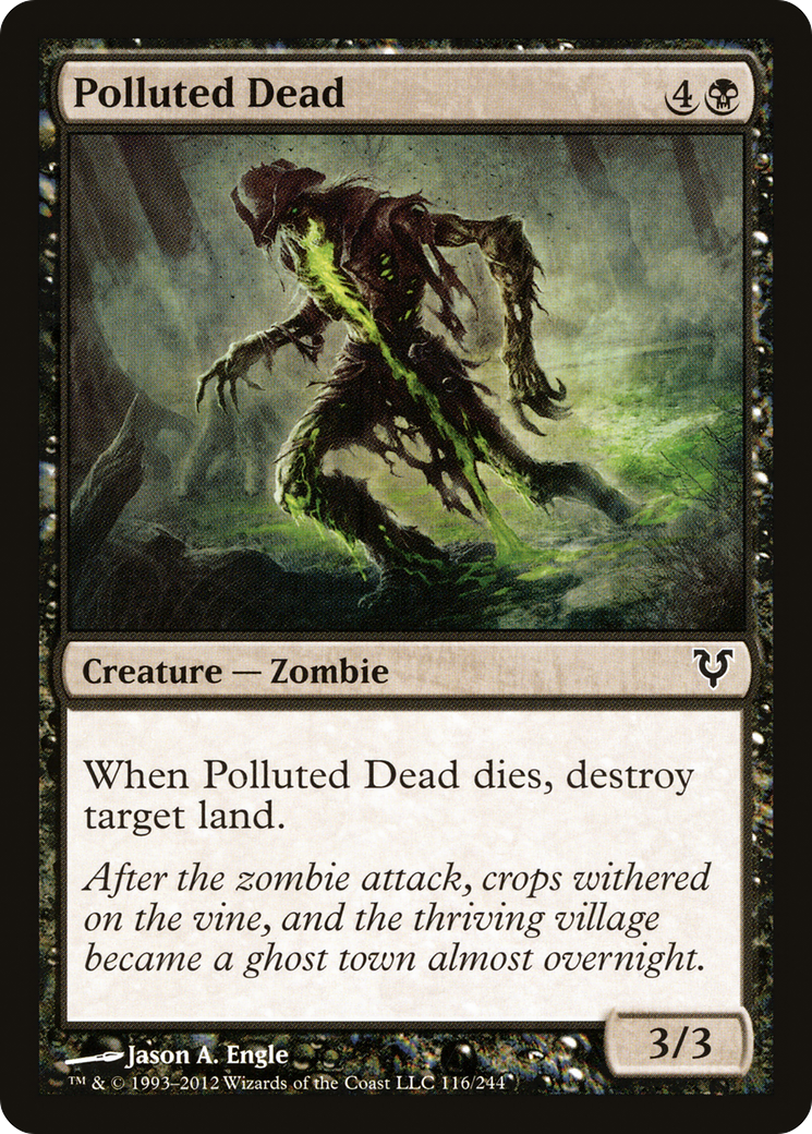 Polluted Dead [Avacyn Restored] Foil