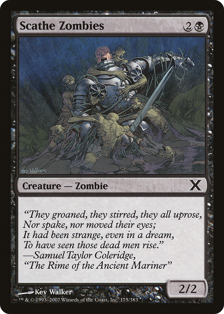 Scathe Zombies [Tenth Edition] Foil