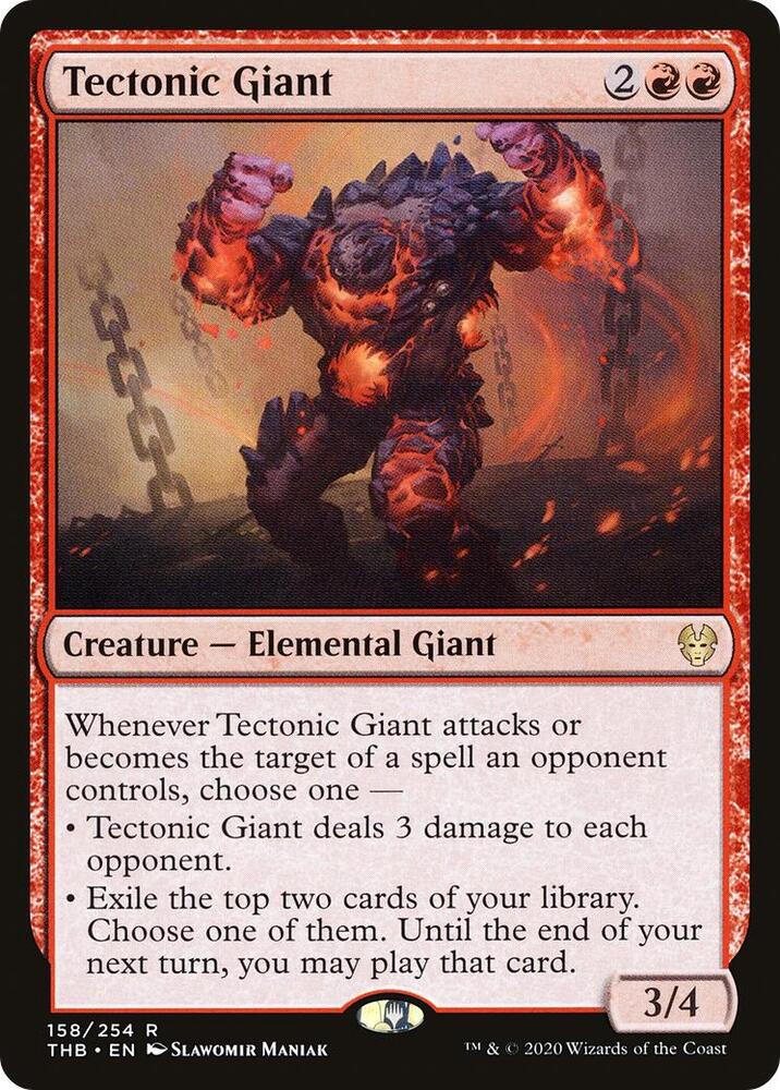 Tectonic Giant 158/254 (Theros Beyond Death) 