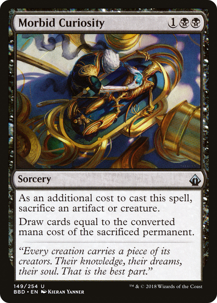 Morbid Curiosity [Battlebond] Foil