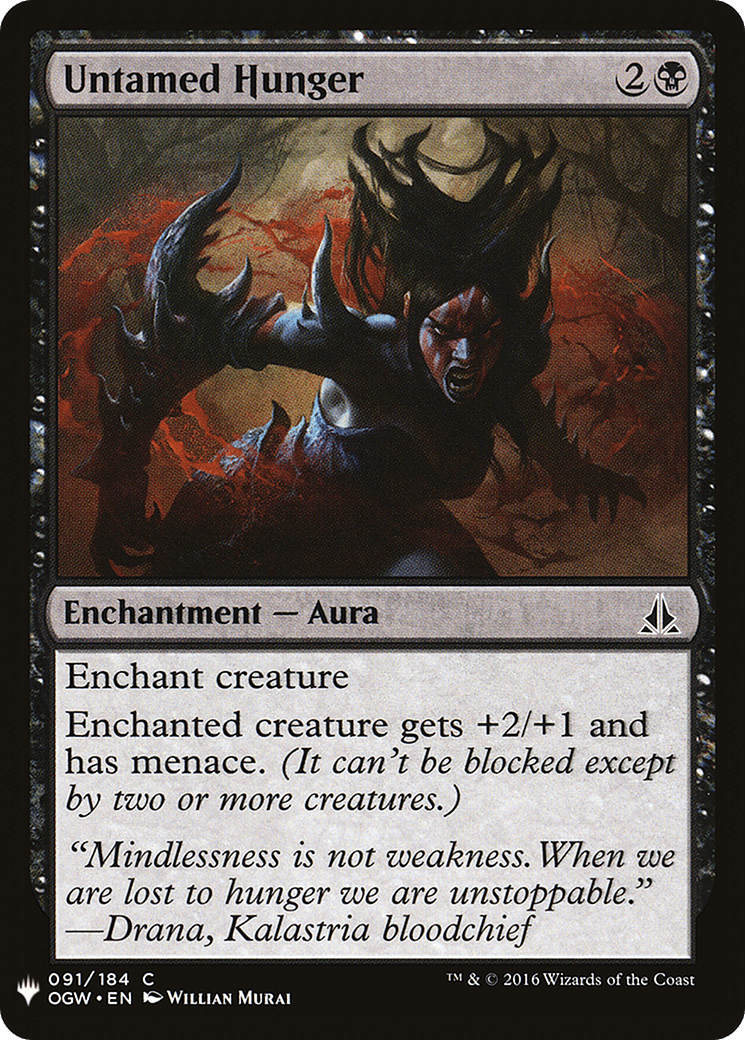Untamed Hunger |  (OGW-91) [The List]