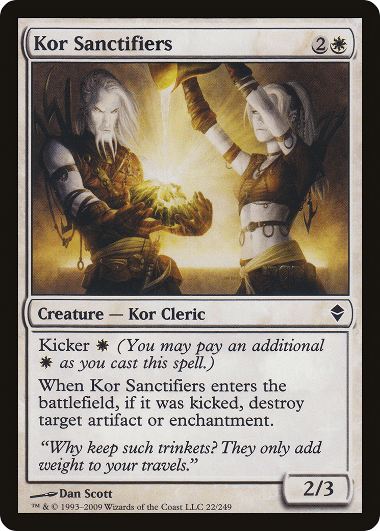 Kor Sanctifiers [Zendikar] Foil
