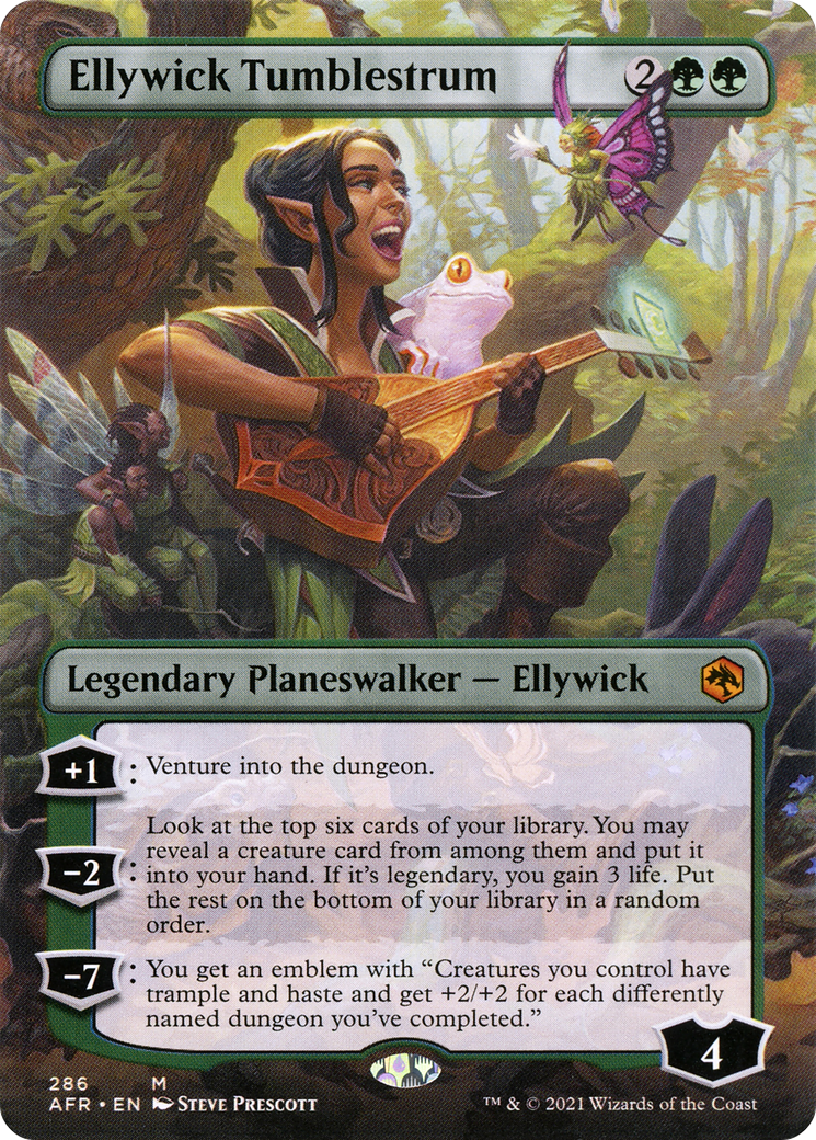 Ellywick Tumblestrum (Borderless) [Dungeons & Dragons: Adventures in the Forgotten Realms] Foil