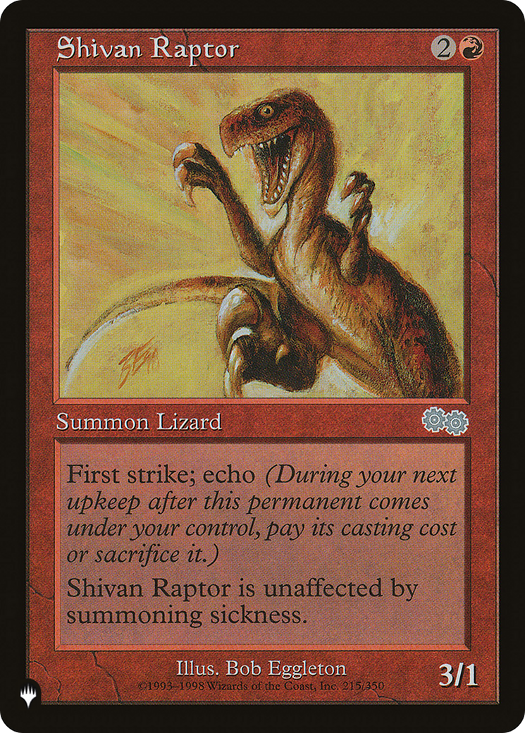 Shivan Raptor |  (USG-215) [The List]