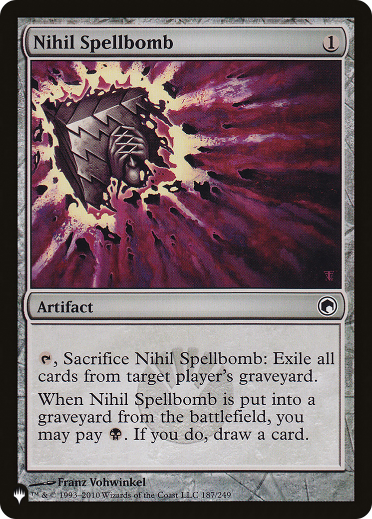 Nihil Spellbomb |  (SOM-187) [The List]