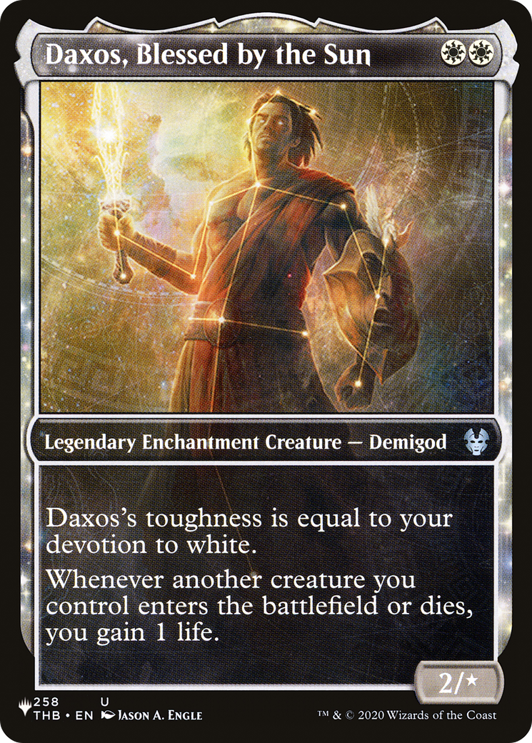 Daxos, Blessed by the Sun |  (THB-258) [The List]