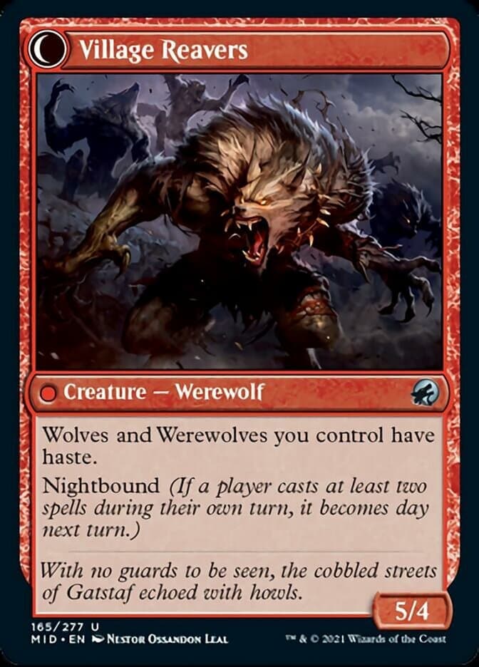 Village Watch // Village Reavers [Innistrad: Midnight Hunt] Foil