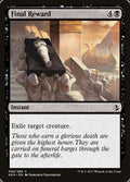 Final Reward 92/269 (Amonkhet)  - Foil