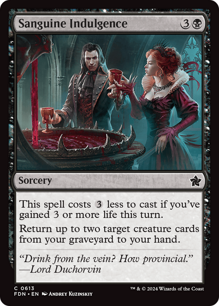 Sanguine Indulgence (FDN-613) - Foundations