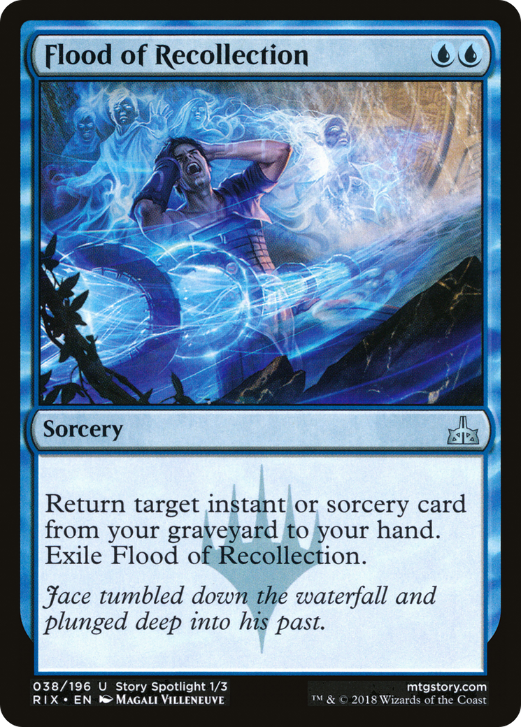 Flood of Recollection [Rivals of Ixalan] Foil