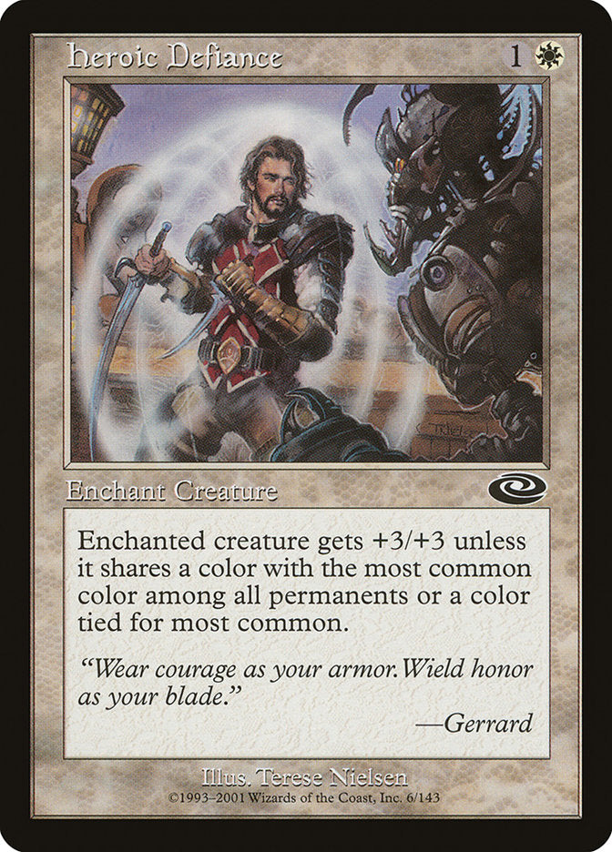 Heroic Defiance 6/143 (Planeshift) 