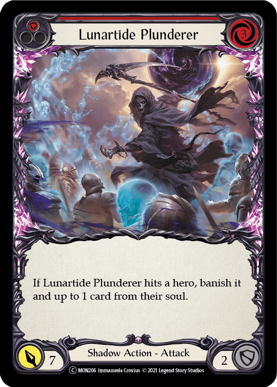 Lunartide Plunderer (Red) [U-MON206] (Monarch Unlimited)  Unlimited Normal