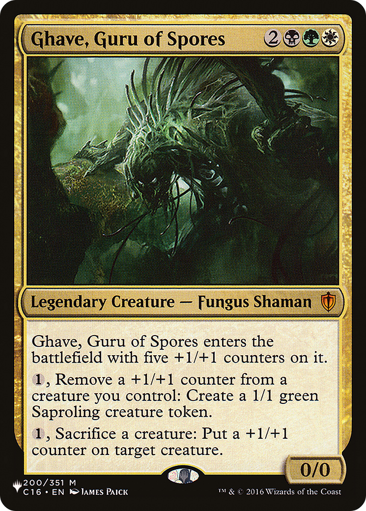 Ghave, Guru of Spores |  (C16-200) [The List]