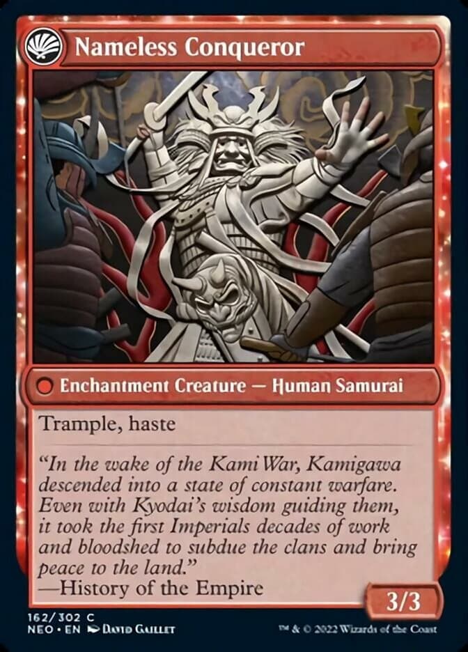 The Shattered States Era // Nameless Conqueror [Kamigawa: Neon Dynasty] Foil