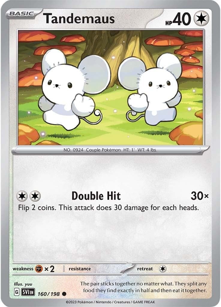 Tandemaus 160/198 - SV01 Scarlet & Violet Base Set Reverse Holofoil
