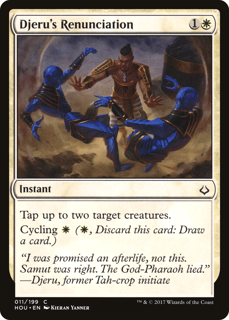 Djeru's Renunciation [Hour of Devastation] Foil