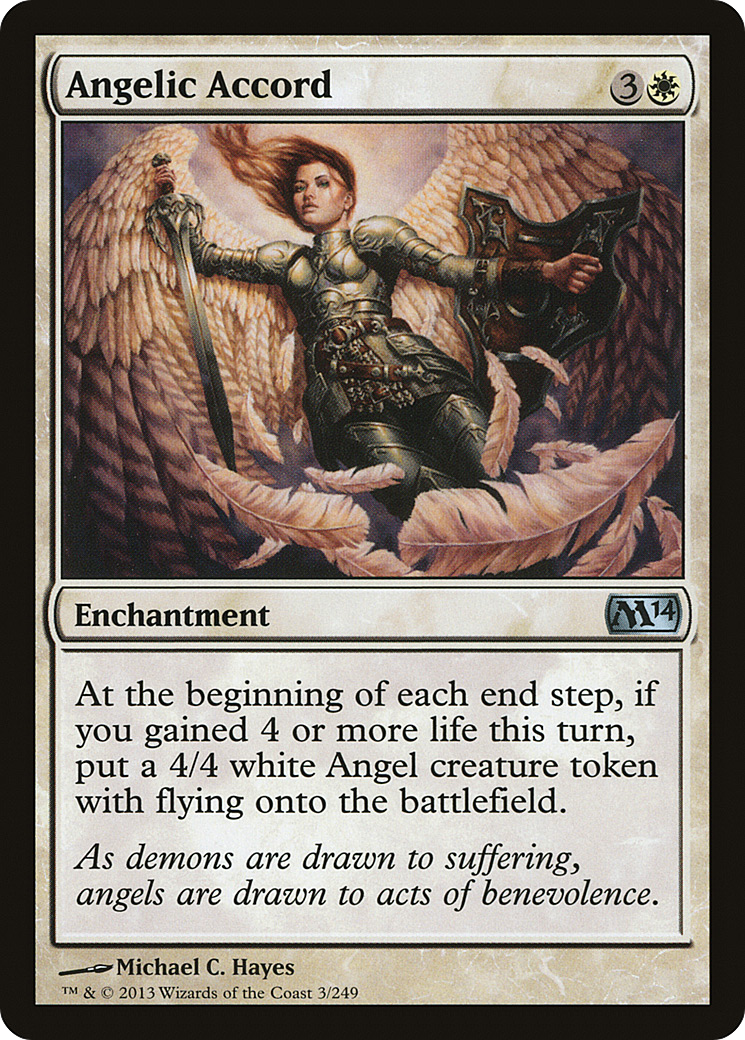 Angelic Accord [Magic 2014] Foil