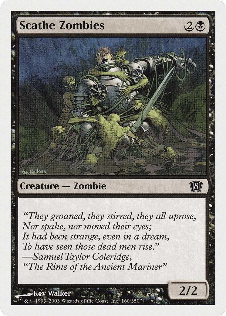 Scathe Zombies [Eighth Edition] Foil