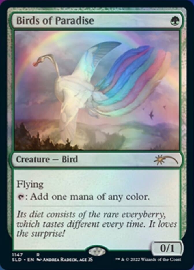 Birds of Paradise (1147) [Secret Lair Drop Series] Foil