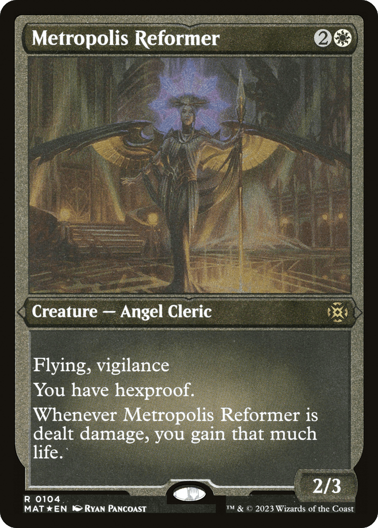 Metropolis Reformer (MAT-104) - March of the Machine: The Aftermath Etched Foil