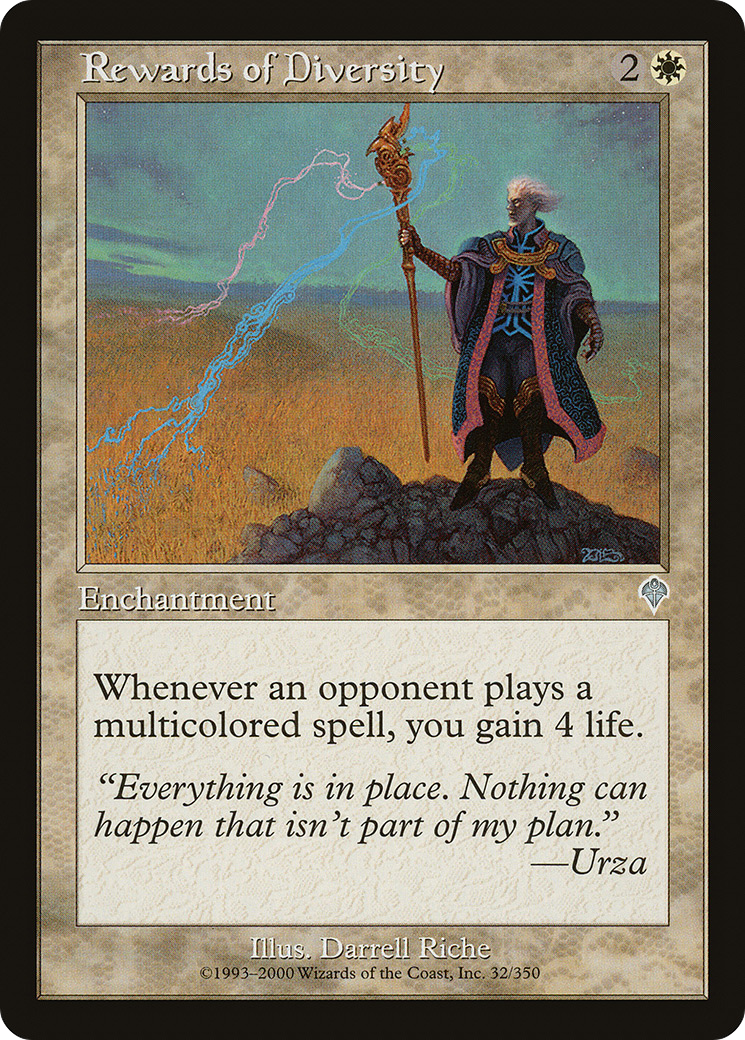 Rewards of Diversity [Invasion] Foil