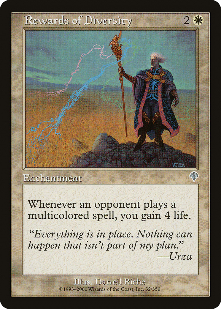 Rewards of Diversity [Invasion] Foil