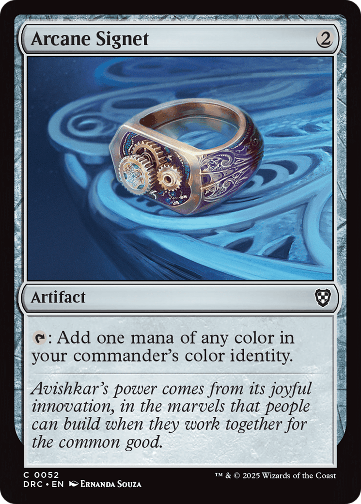 Arcane Signet (0052) (-052) [Commander: Aetherdrift]