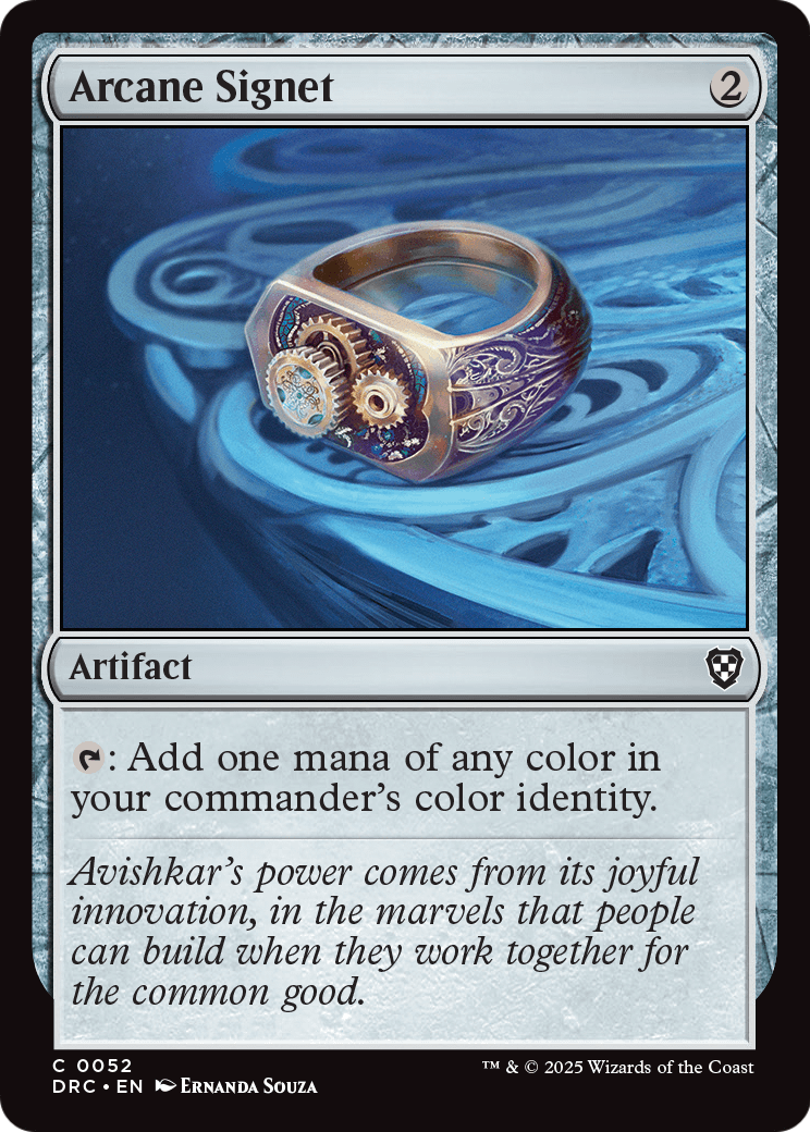 Arcane Signet (0052) (-052) [Commander: Aetherdrift]