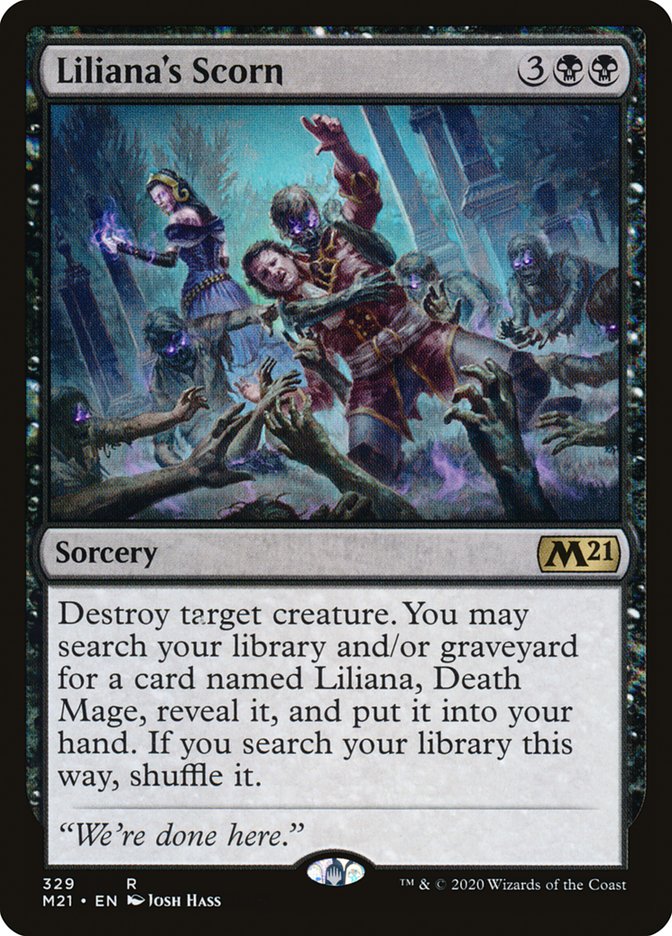 Liliana's Scorn 329 (Core Set 2021) 