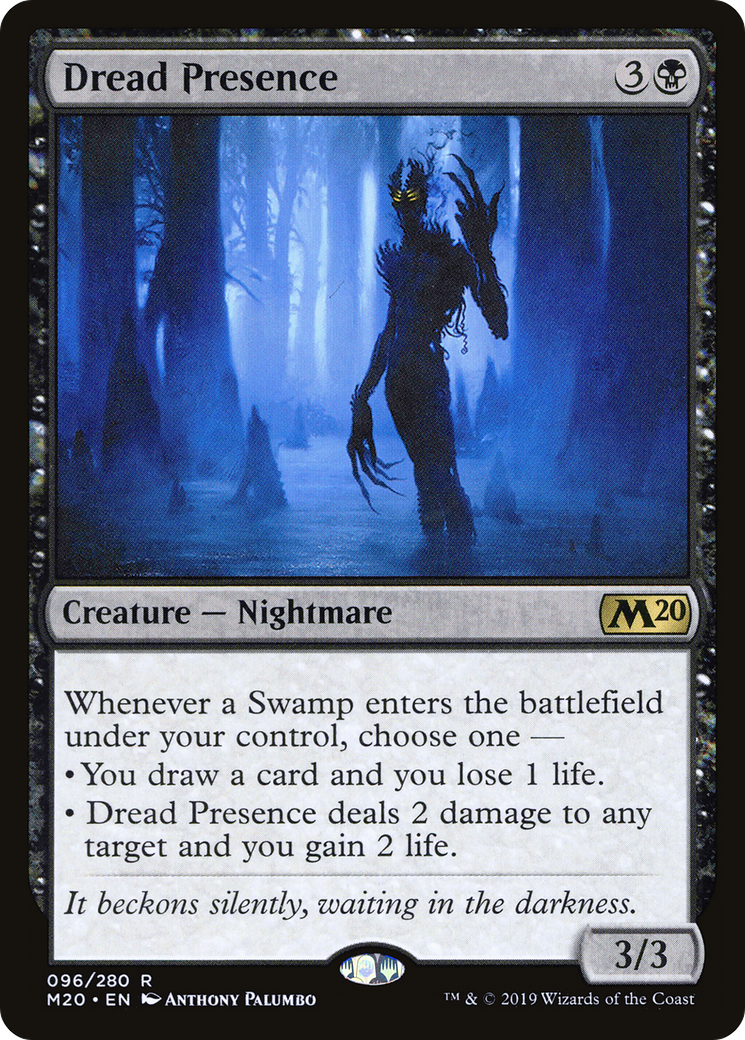 Dread Presence [Core Set 2020] Foil