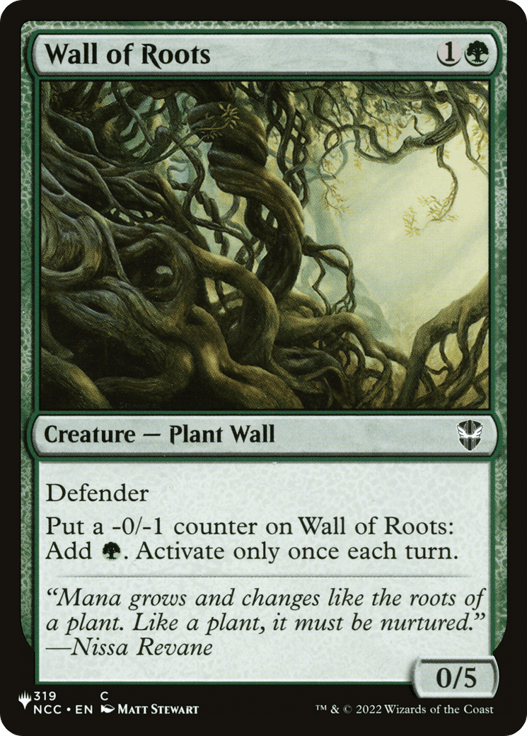 Wall of Roots |  (NCC-319) [The List]