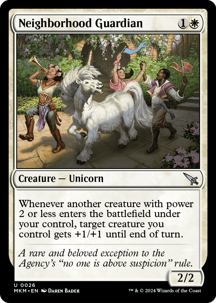 Neighborhood Guardian [Murders at Karlov Manor] Foil