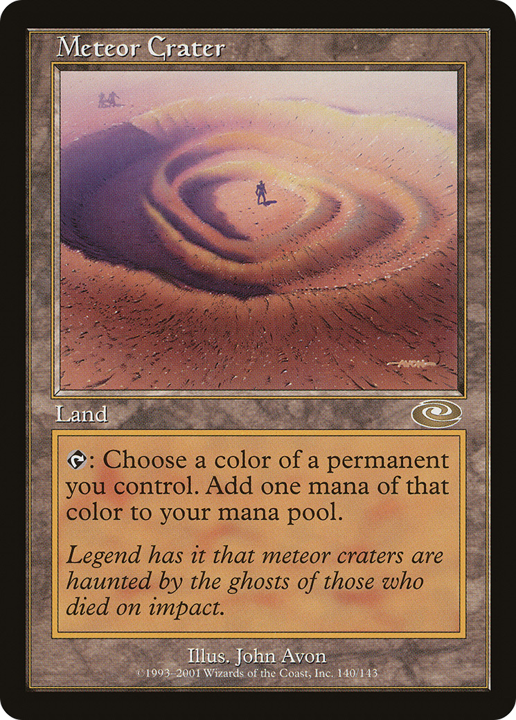 Meteor Crater [Planeshift] Foil