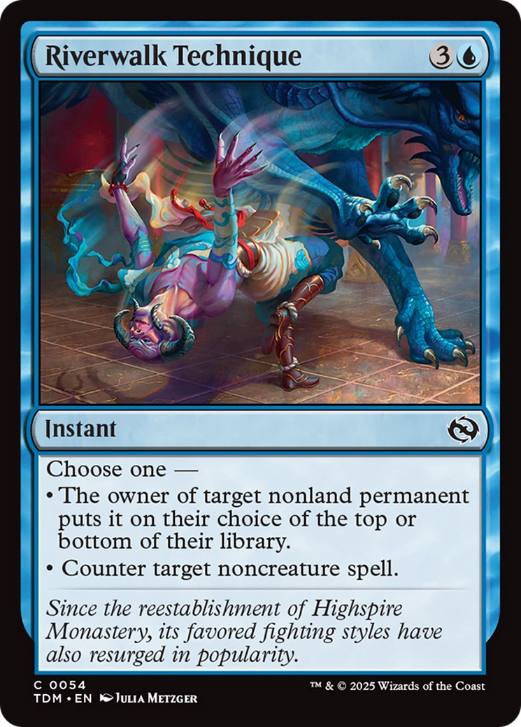 Riverwalk Technique (054) [Tarkir: Dragonstorm]  Foil