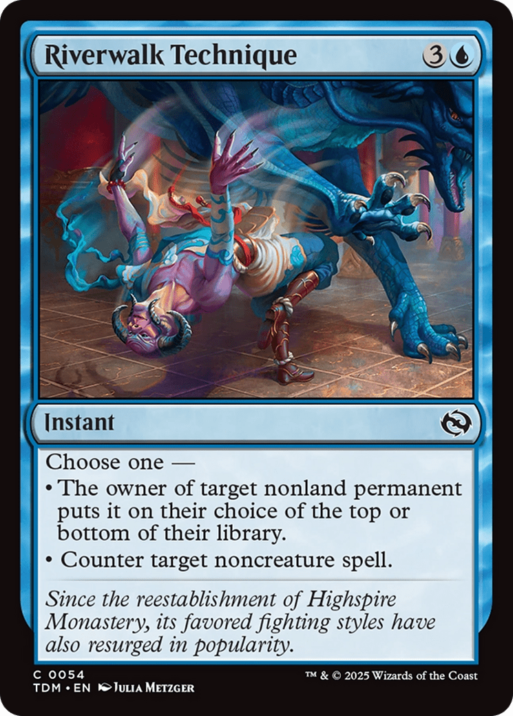 Riverwalk Technique (054) [Tarkir: Dragonstorm]  Foil
