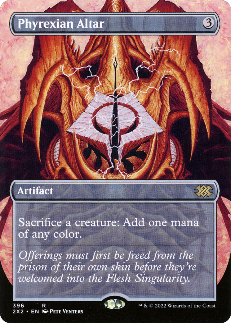 Phyrexian Altar (Borderless Alternate Art) [Double Masters 2022] Foil