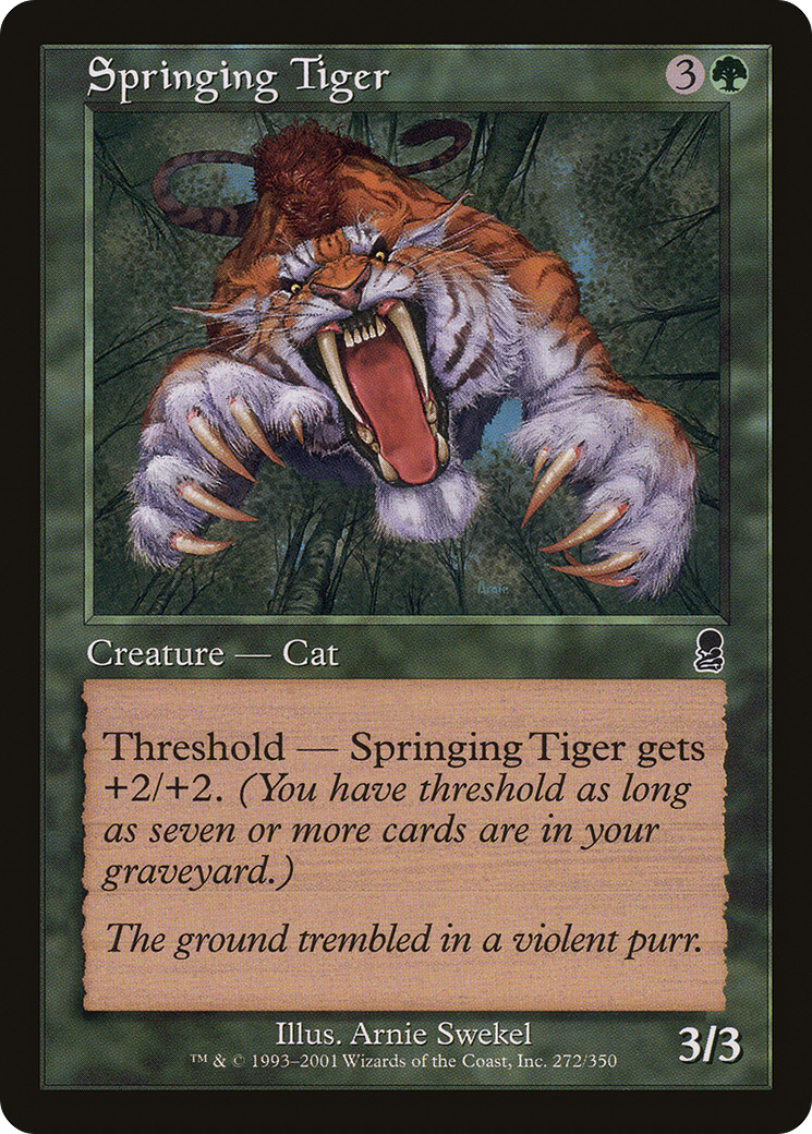 Springing Tiger [Odyssey] Foil