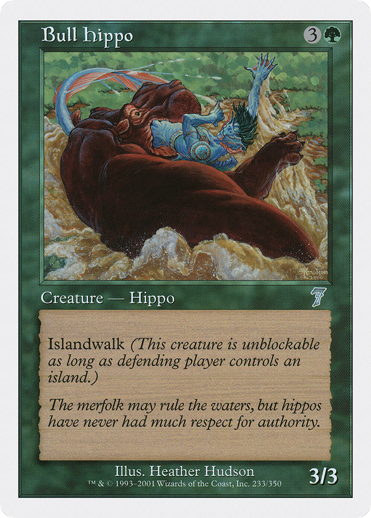 Bull Hippo [Seventh Edition] Foil