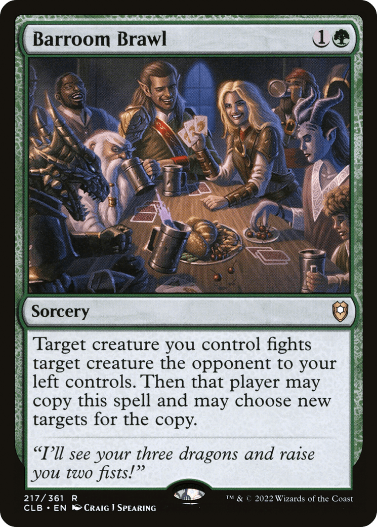 Barroom Brawl [Commander Legends: Battle for Baldur's Gate] Foil