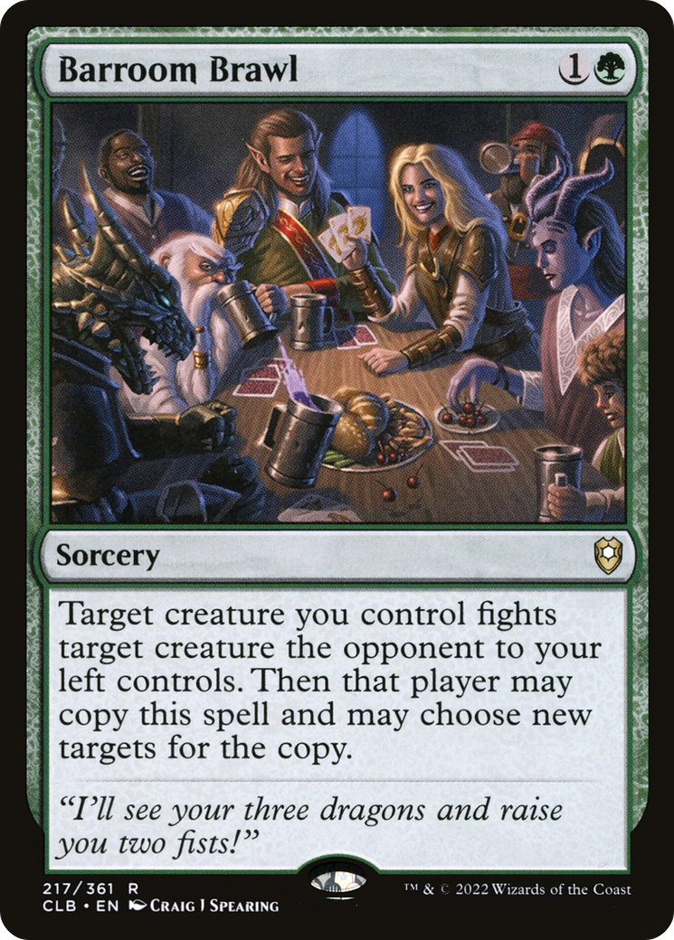 Barroom Brawl [Commander Legends: Battle for Baldur's Gate] Foil