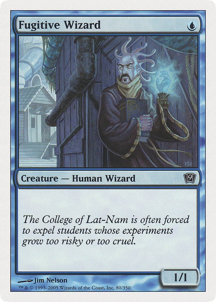 Fugitive Wizard [Ninth Edition] Foil