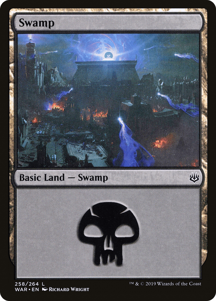 Swamp (258) [War of the Spark] Foil