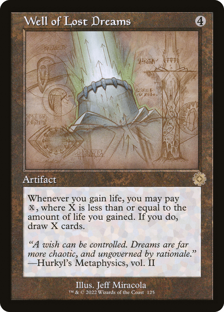 Well of Lost Dreams (Retro Schematic) [The Brothers' War Retro Artifacts] Foil
