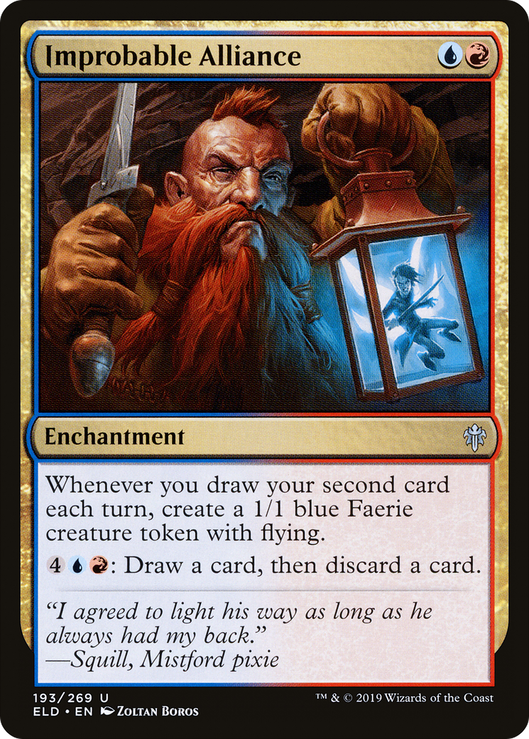 Improbable Alliance [Throne of Eldraine] Foil
