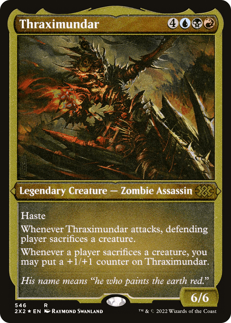 Thraximundar (Foil Etched) |  Foil (546) [Double Masters 2022]