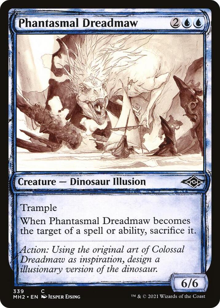 Phantasmal Dreadmaw Showcase 339 (Modern Horizons 2) 